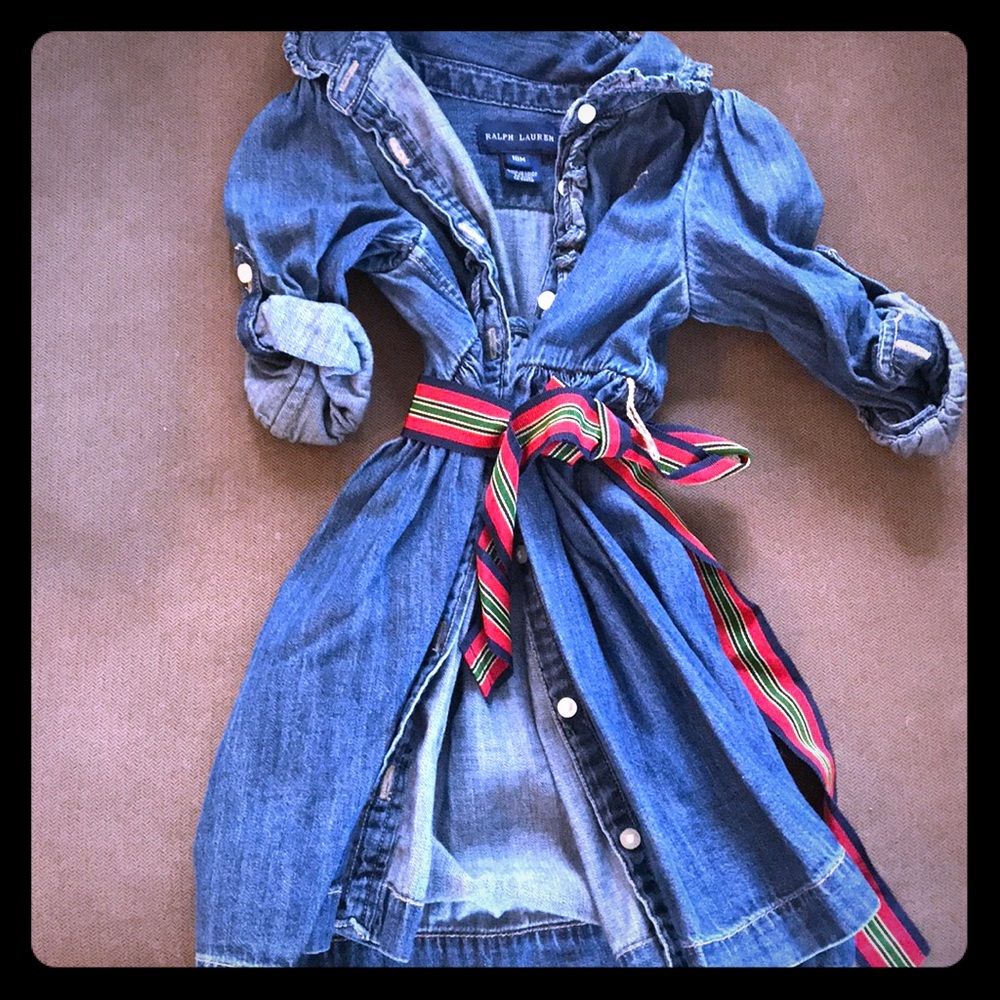 Ralph Lauren denim girls dress